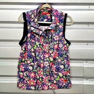 Oilily Floral Lightweight Vest